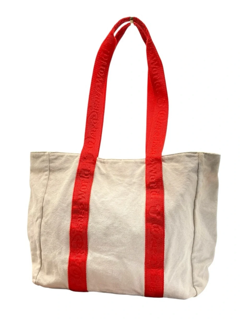 Disneyland Disney‎ Resort Mickey Mouse Heavy Duty Canvas Travel Bag Shopper Tote